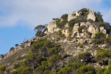 Fototapeta na wymiar Cerro del Castrejón en Cebreros. Avila