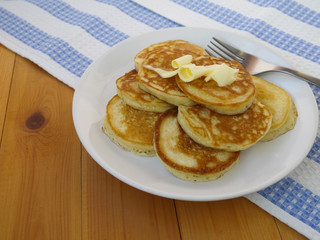 Pancakes with butter
