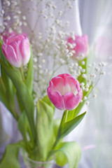 Весенний букет тюльпанов