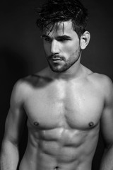 Fototapeta premium handsome young bodybuilder