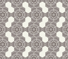 Vector seamless pattern. Black and white abstract background.