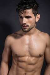 Fototapeta premium handsome young bodybuilder