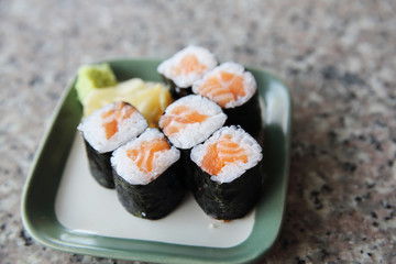 Salmon Maki sushi