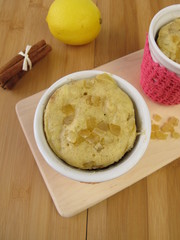 Mug Cake mit Zitronat und Zimt