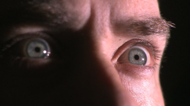 Shot of a male face (30's).