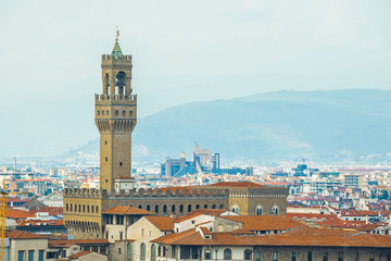 Palazzo vecchio in florence, italy