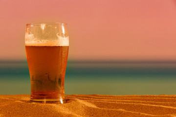 Beer on the beach