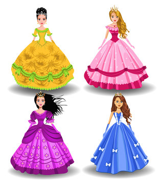 fairy tale doll princesses