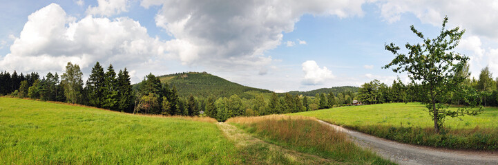 Fototapeta na wymiar Thüringer Wald Panorama