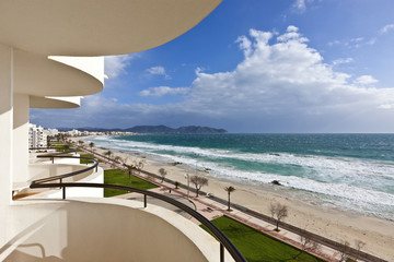 Fototapeta premium Beach of Cala Millor in Majorca Island - Spain