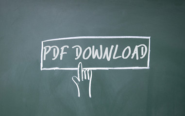 finger click PDF download symbol