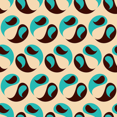 seamless background with abstract geometric shapes