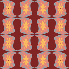 seamless background with abstract geometric shapes