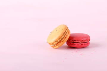 tasty colorful macarons