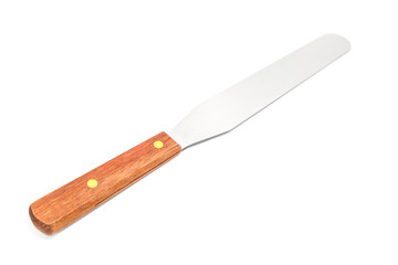 spatula with wooden handle