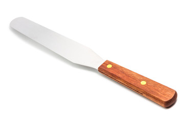 spatula with wooden handle
