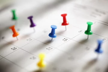 Fotobehang Calendar appointment © Brian Jackson