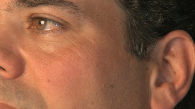 Close up shot of a male in his 40