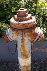 Old rusty hydrant
