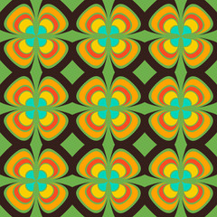 seamless background with abstract geometric shapes