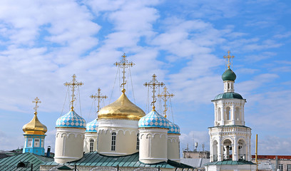 Domes of Nicholas Cathedral in Kazan