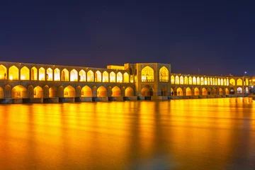 Fotobehang Khaju Brug Pol-e Khaju-brug, Isfahan, Iran