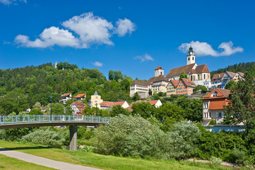 Fototapeta na wymiar Stadtansicht Horb am Neckar
