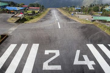 runway at Lukla airport