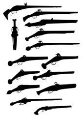 Old pistols