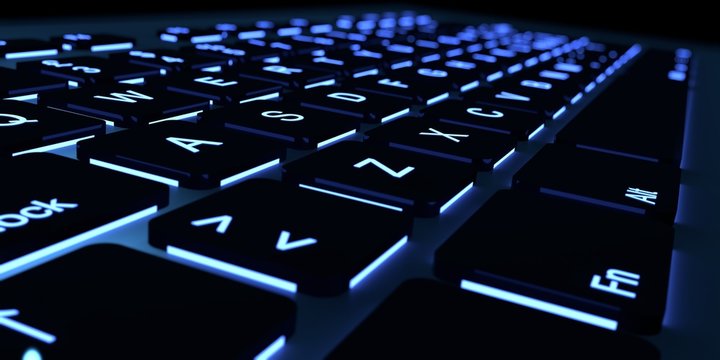 Backlit keyboad
