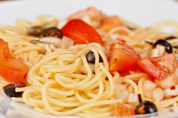 Pasta with vegetable