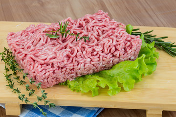Raw minced meat