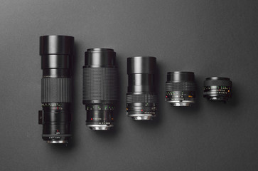 Collection of camera lens