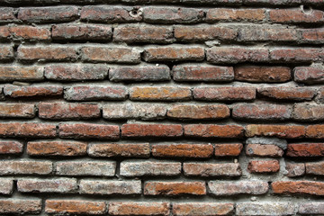 photo of an old brick wall close up shot