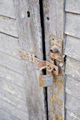 Rusty door lock