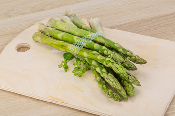 Raw asparagus