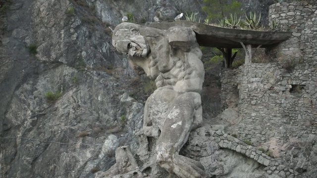 Scenes of the Italian coastal town Monterosso.