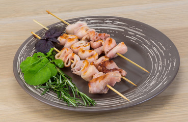 Grilled squid