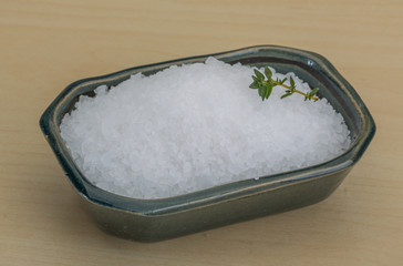 Sea salt crystal