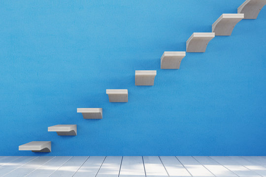 Treppe mit einzelnen Stufen