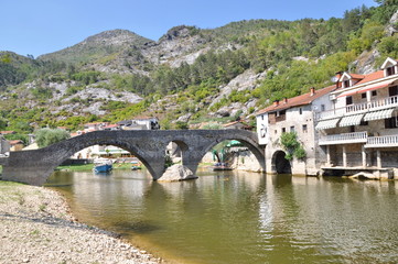 Fototapeta na wymiar Rijeka Crnojevica in Monte Negro