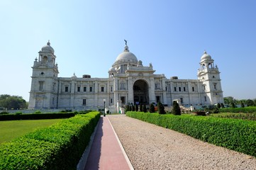 Fototapeta na wymiar Victoria Memorial in Kalkutta