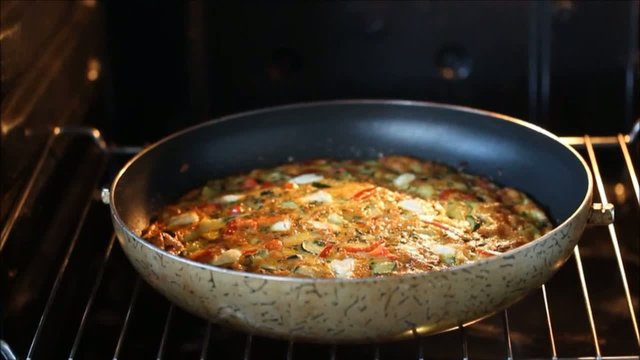 Omelette in oven
