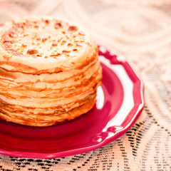 Pancakes - selective focus