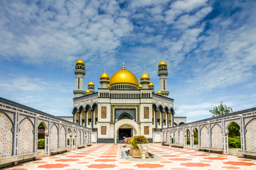 Jame Asr Hassanil Bolkiah Mosque-Brunei,Asia - obrazy, fototapety, plakaty
