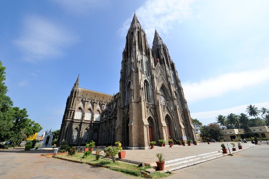St. Philomena Kirche in Mysore, Indien