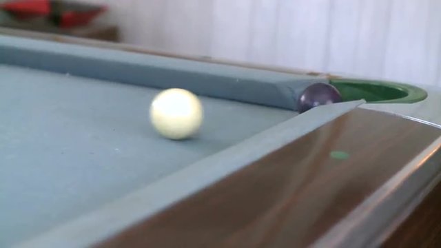 Man playing pool