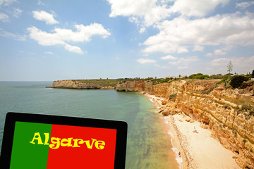 Algarve: Praia Nova, Beach near Senhora da Rocha, Lagoa Portugal