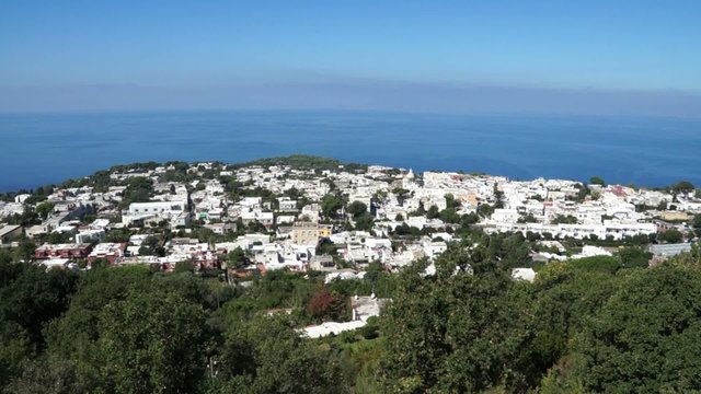 Views of the Isle of Capri off the Coast of Italy