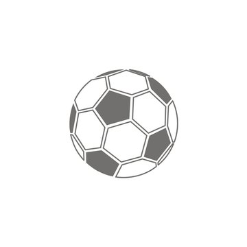 Icono balón fútbol clásico FB